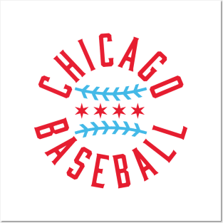 Chicago Pride Baseball Fan Tee: Wave Your Flag for Chi-Town's Finest! Posters and Art